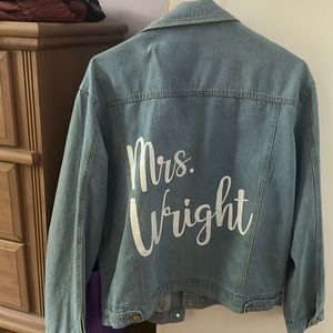 Mrs Wright Jean jacket